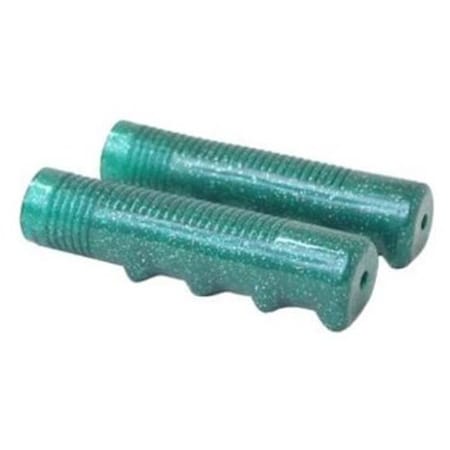 Hands On Retro Handle Bar Grip Pvc Green HA20440